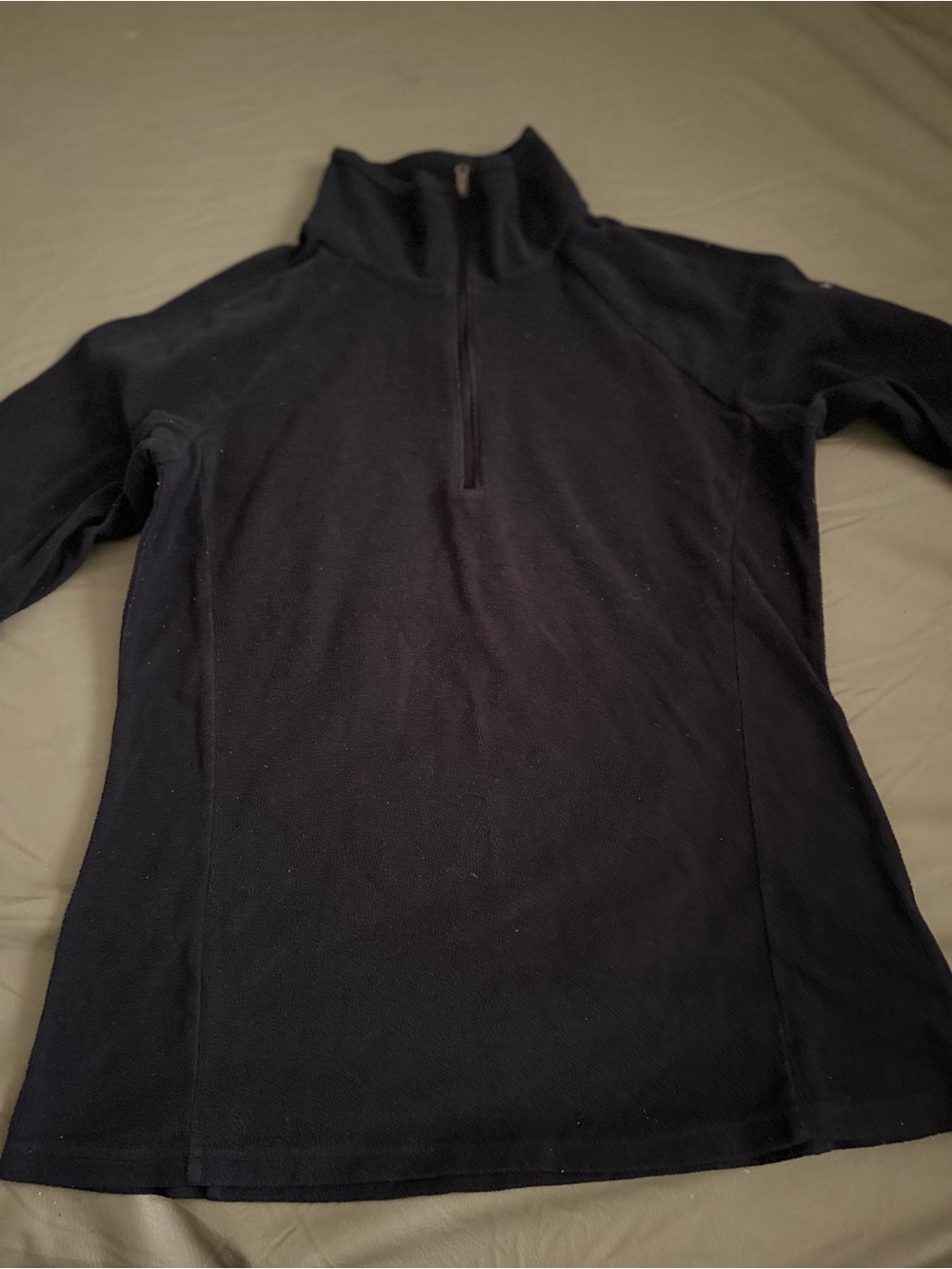 Women’s Black Quarter-Zip Sweater